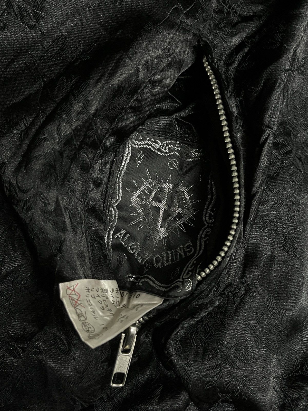 Seditionaries Reversible Algonquins Cross Flame Skull Sukajan Satin Jacket Size US S / EU 44-46 / 1 - 4 Thumbnail