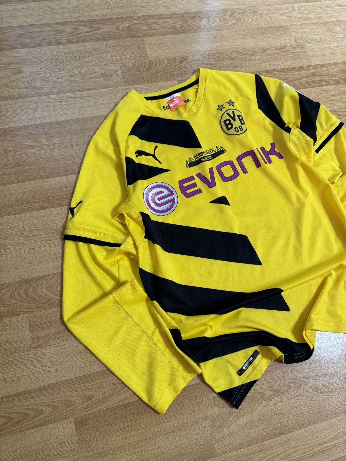 Nike × Vintage Puma Borussia Dortmund Kampl 2014-2015 LongSleeve Jersey Size US M / EU 48-50 / 2 - 3 Thumbnail