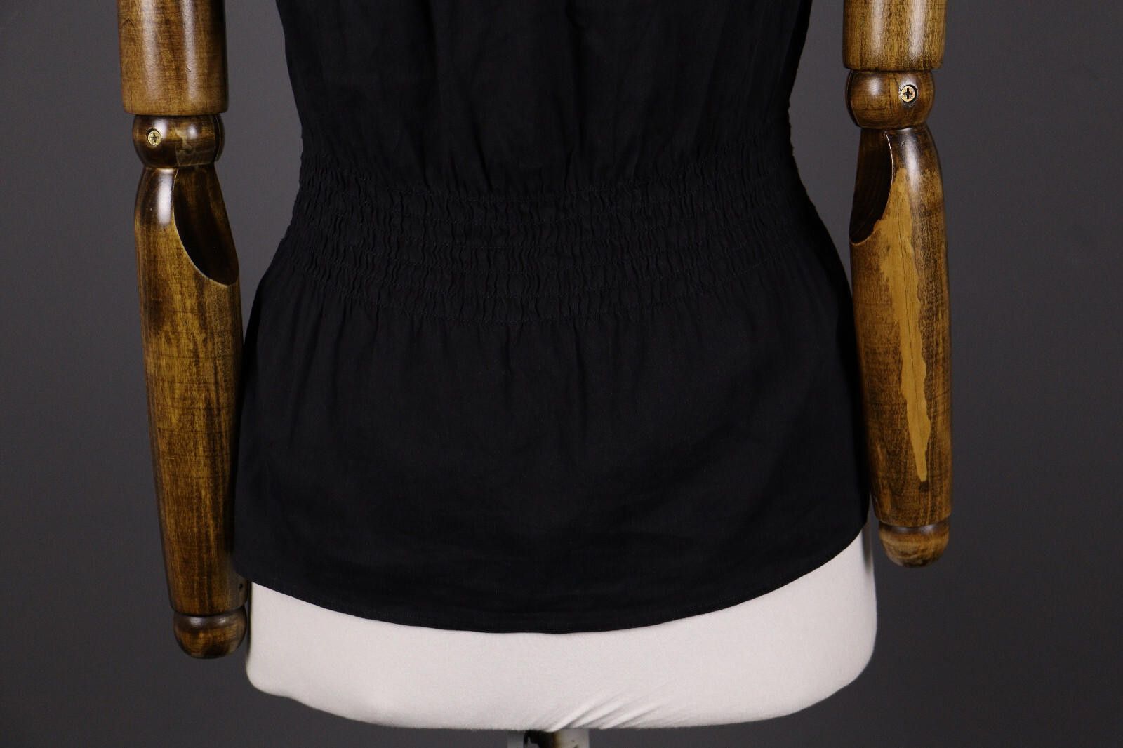 Theory Theory Black Linen Designer Tank Top Shirt Blouse Size S Size S / US 4 / IT 40 - 7 Thumbnail