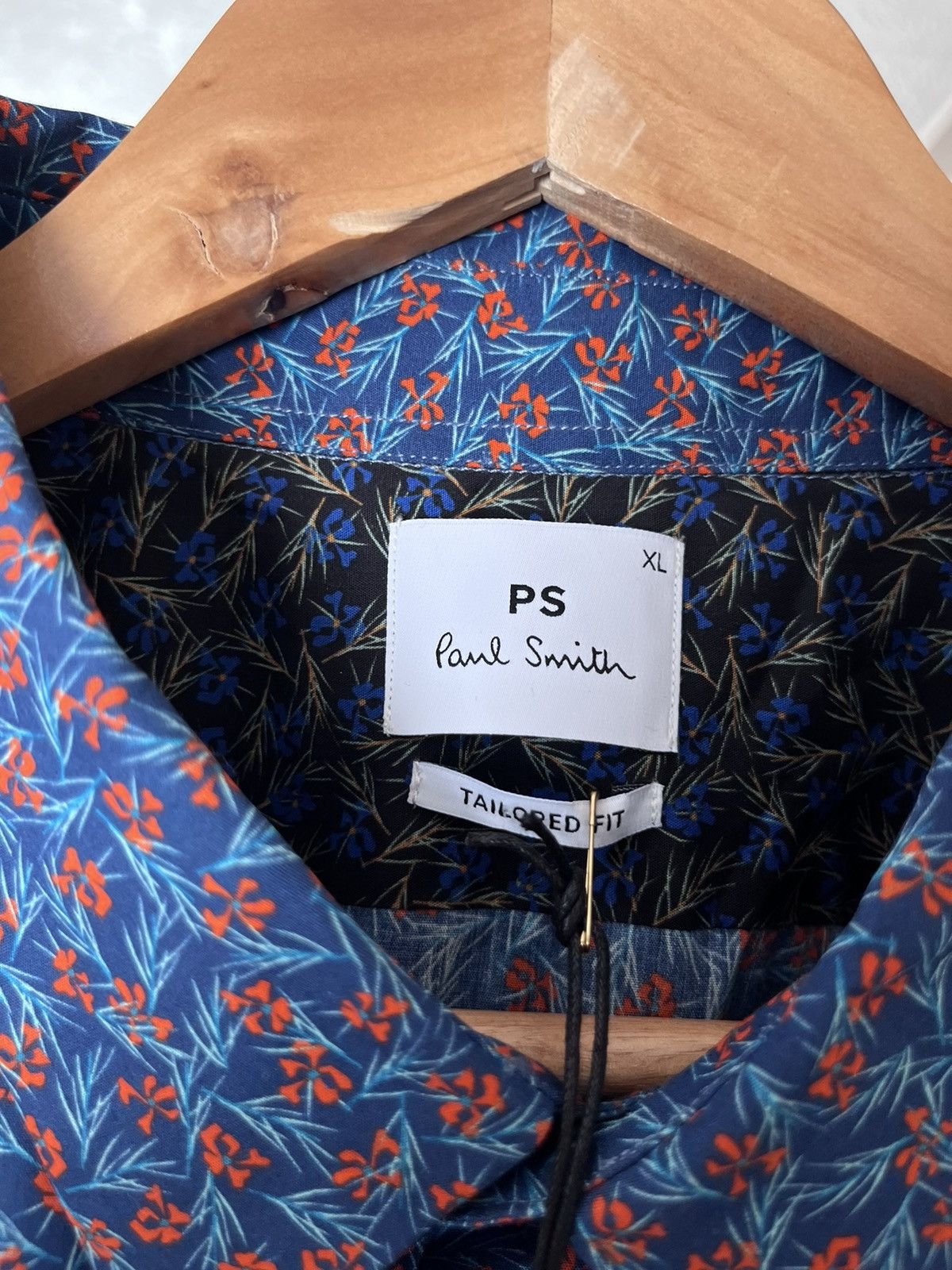 Paul Smith Paul Smith Long Sleeve Shirt Floral Motive Flowers Button Up Size US XL / EU 56 / 4 - 5 Thumbnail