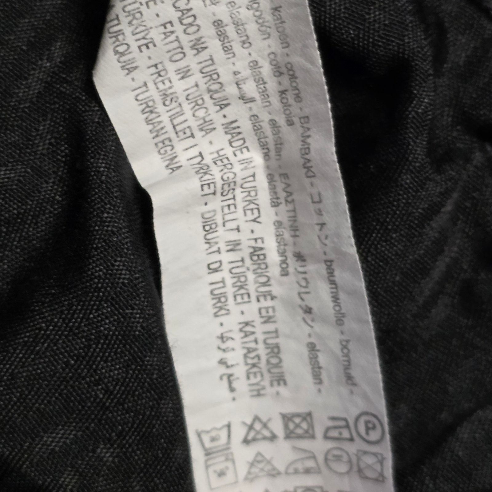Zara Zara Man Modern Flat Front Pants Men’s 31 Black Slim Fit Size US 31 - 5 Thumbnail