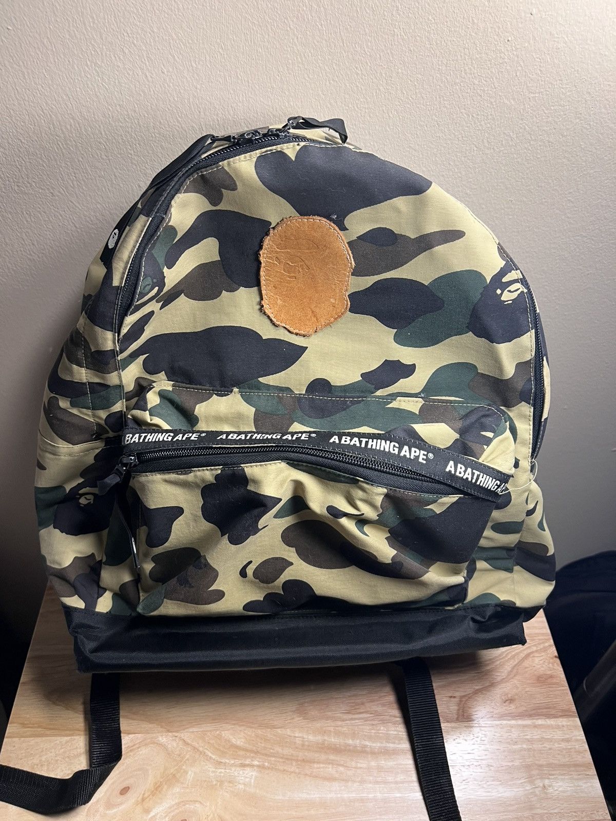 Bape Bape Yellow Camo Backpack Grailed