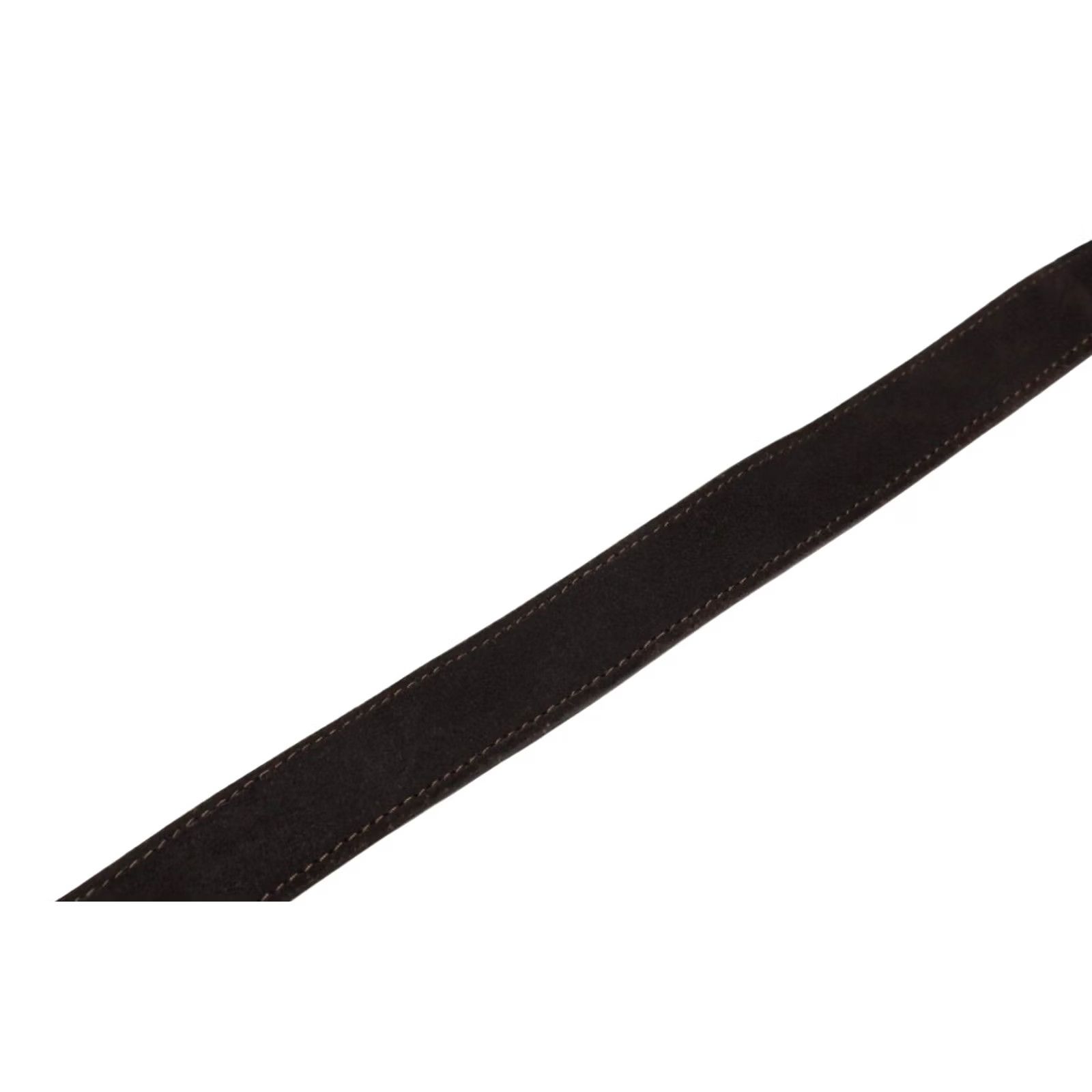 Suitsupply Suitsupply Belt Men's 85/34 Suede Leather Round Double Buckle Brown Belt Size ONE SIZE - 4 Thumbnail