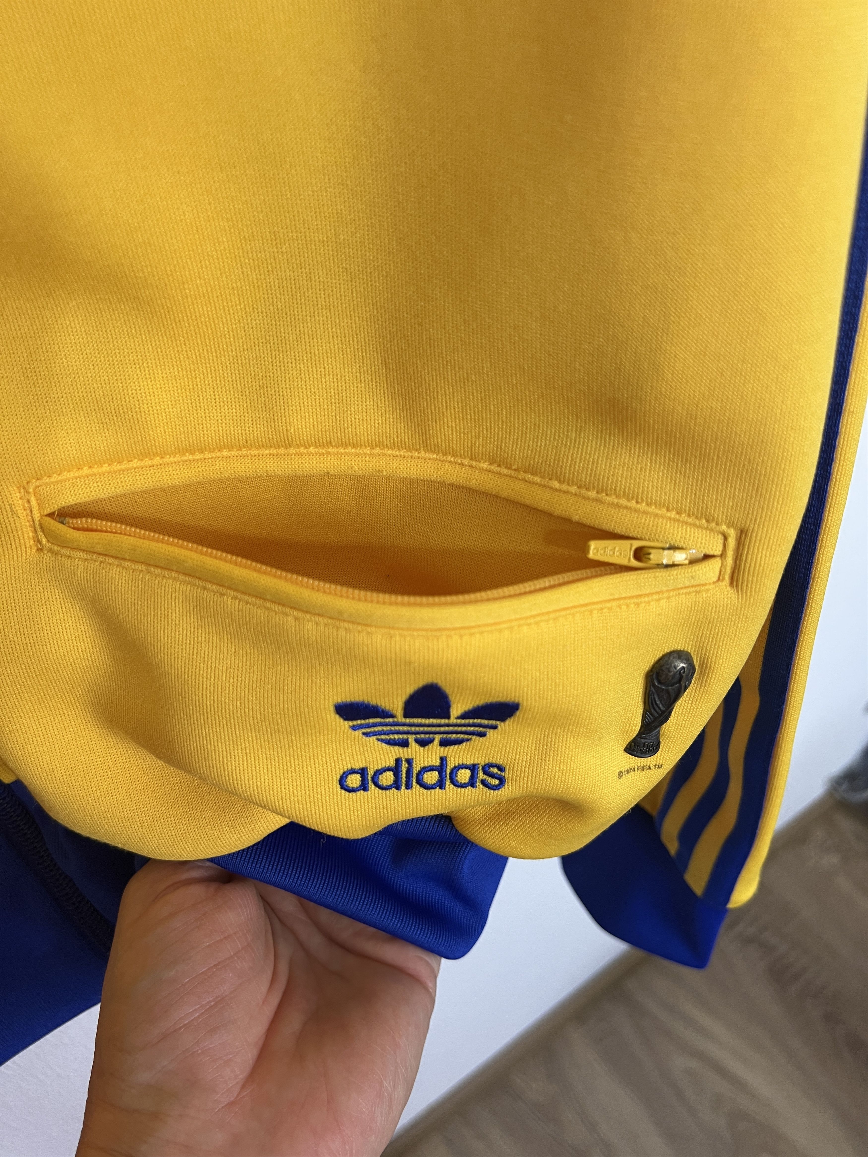 Adidas Originals Sweden Football Jacket Soccer National Track Top Size US L / EU 52-54 / 3 - 5 Thumbnail