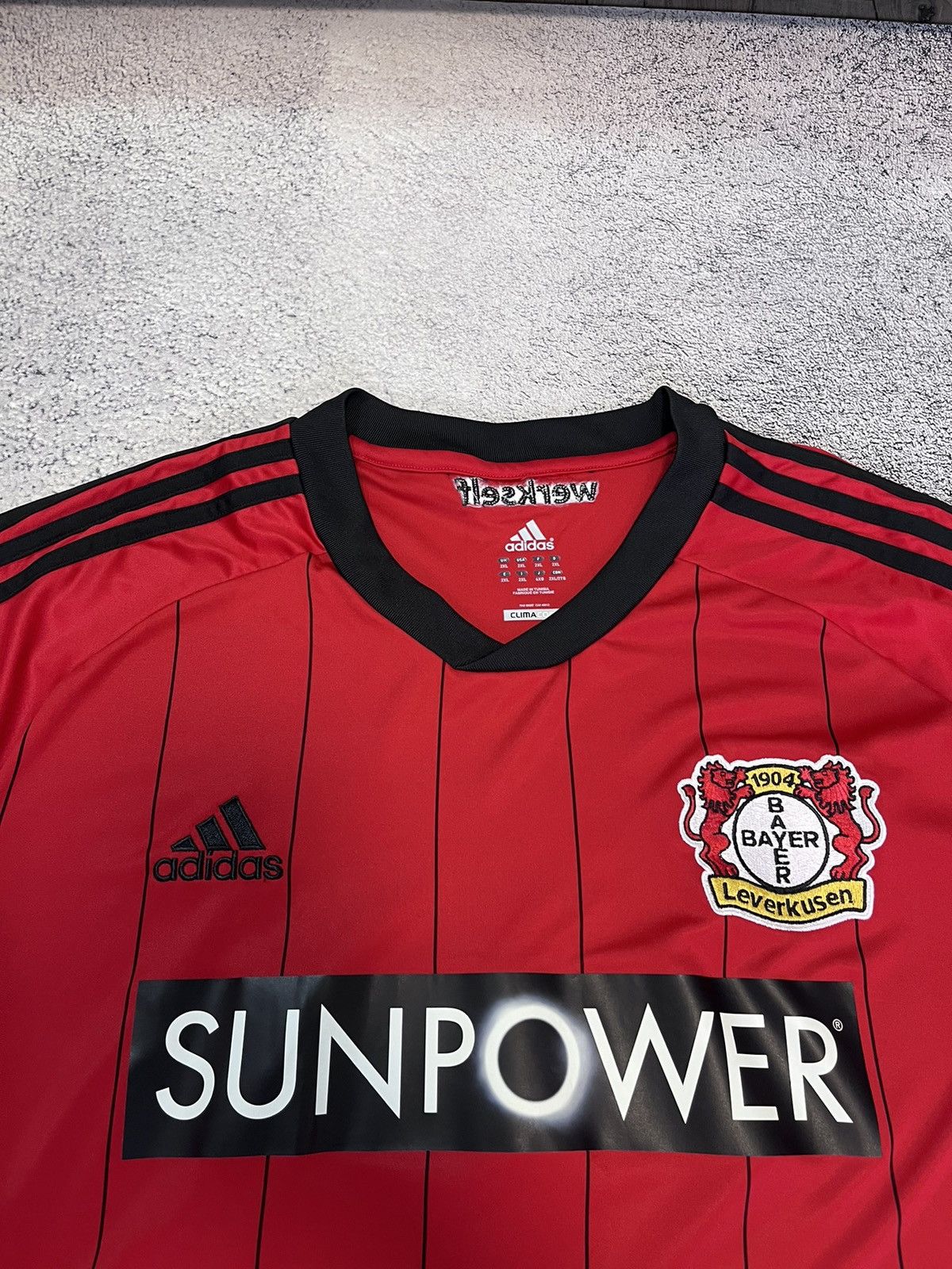 Adidas × Vintage New Adidas Bayer Leverkusen 2012 2013 Jersey Football Shirt Size US XXL / EU 58 / 5 - 7 Thumbnail