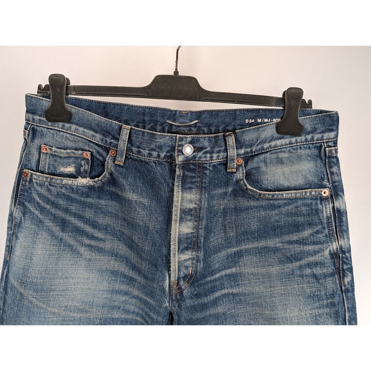 Saint Laurent Paris o1rshd1 Denim Jeans in Blue Size US 33 - 8 Thumbnail