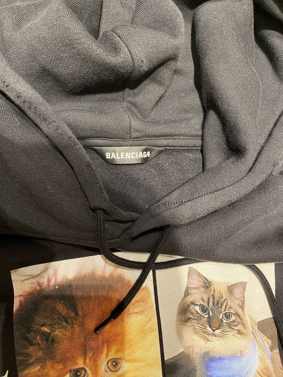 Balenciaga Balenciaga “i love cats” hoodie Size US M / EU 48-50 / 2 - 6 Thumbnail