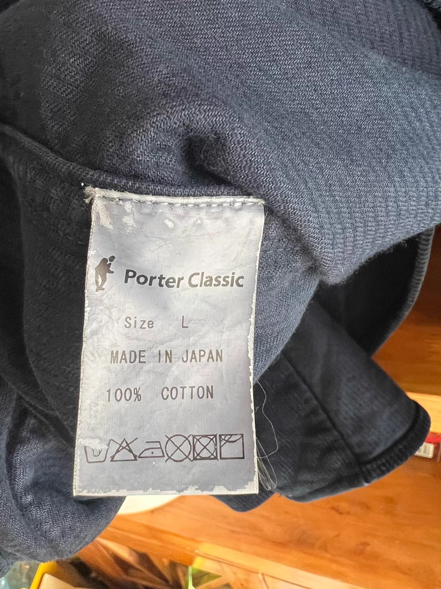 Porter PORTER CLASSIC Indigo Dyed Royal Corduroy Work Jacket Size US L / EU 52-54 / 3 - 5 Thumbnail