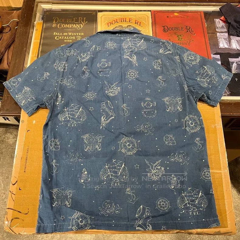 RRL Ralph Lauren RRL Ralph Lauren Short sleeved T-shirt Hawaiian shirt Size US M / EU 48-50 / 2 - 2 Thumbnail