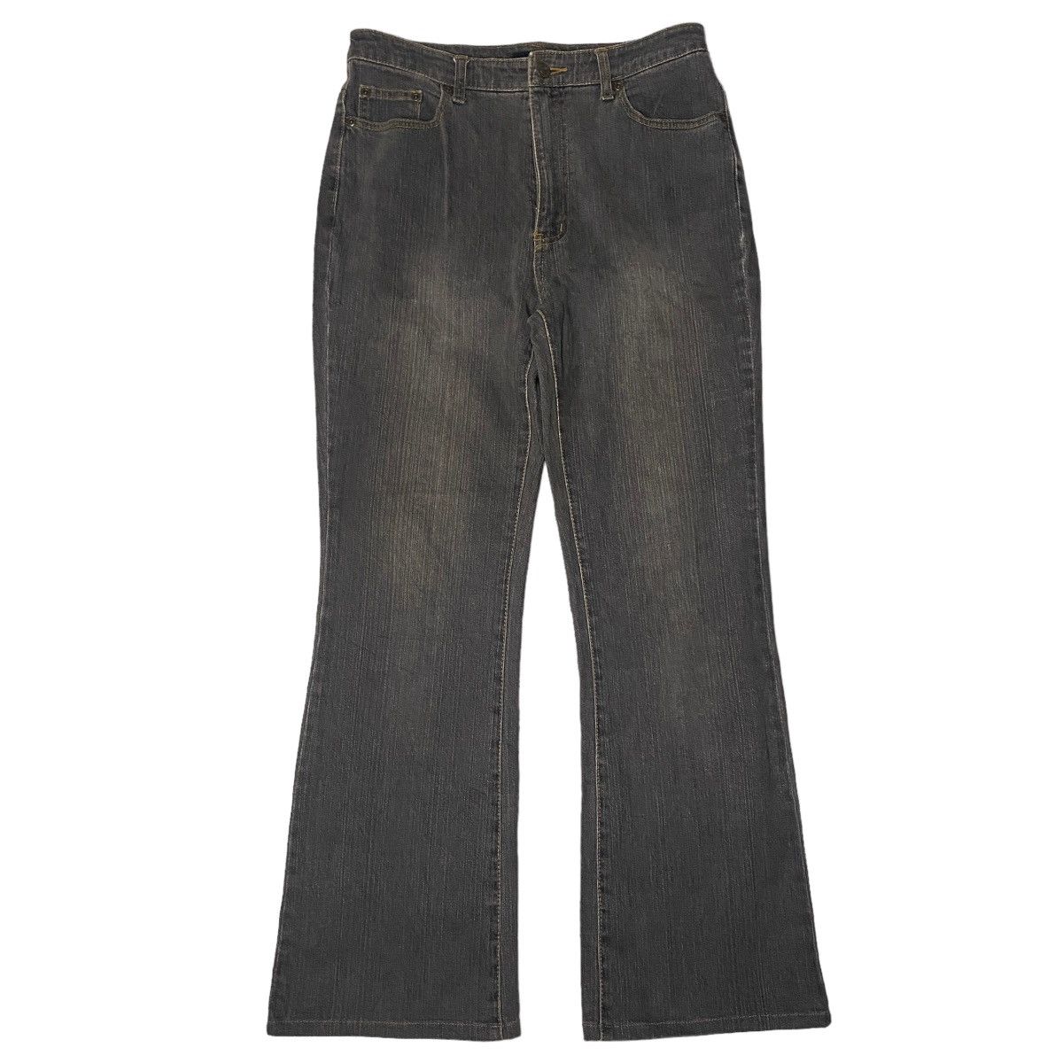 Tornado Mart 2000's Daily Topics Flared Washed Bootcut Jeans Size US 29 - 9 Thumbnail