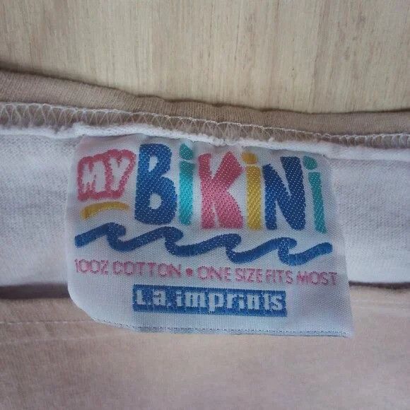 Vintage Vintage My Bikini AOP Tie Dye T-Shirt Size ONE SIZE - 2 Thumbnail