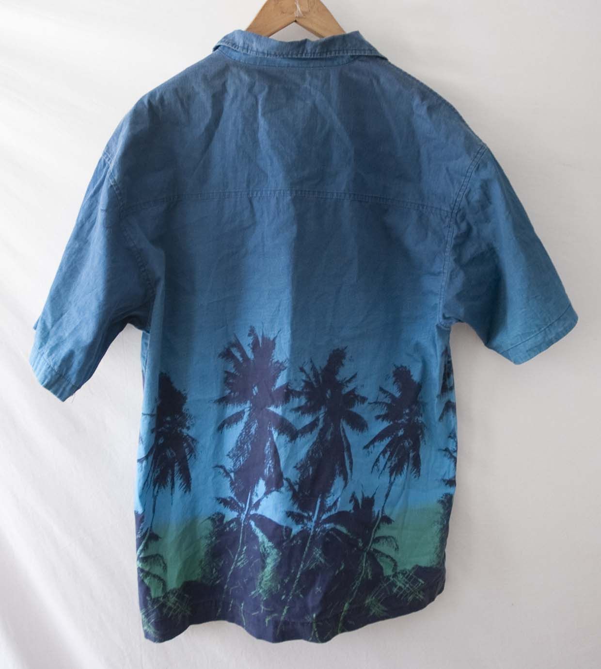 Jantzen Jantzen Sport Hawaiian Shirt Short Sleeve Palm Trees Size M Size US M / EU 48-50 / 2 - 2 Thumbnail