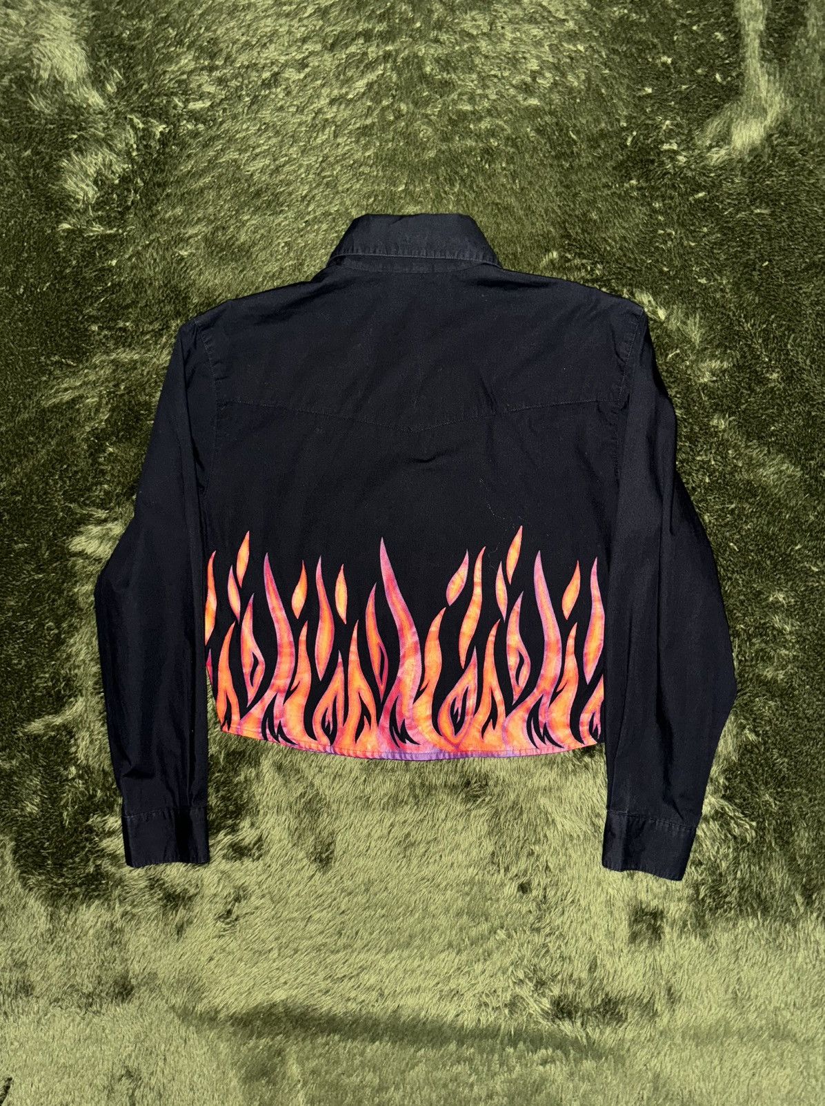 Wrangler Wrangler Japan Cropped Western Shirt Flame Size S / US 4 / IT 40 - 6 Thumbnail