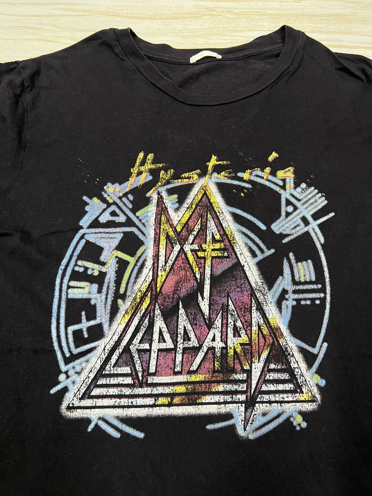 Band Tees GU Def Leppard Hysteria Tour Band Tee Size US M / EU 48-50 / 2 - 2 Thumbnail