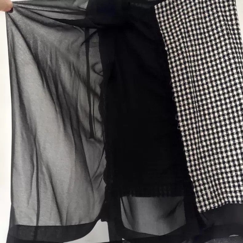 Comme des Garcons Comme Des Garcons size F Silk and Wool Tie Waist Skirt Size 23" - 5 Thumbnail
