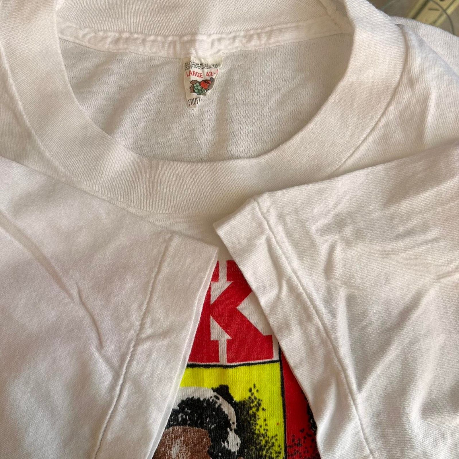 Band Tees × Fruit Of The Loom × Vintage Vintage WCLK 99.9 FM Jazz Shirt Size US L / EU 52-54 / 3 - 7 Thumbnail