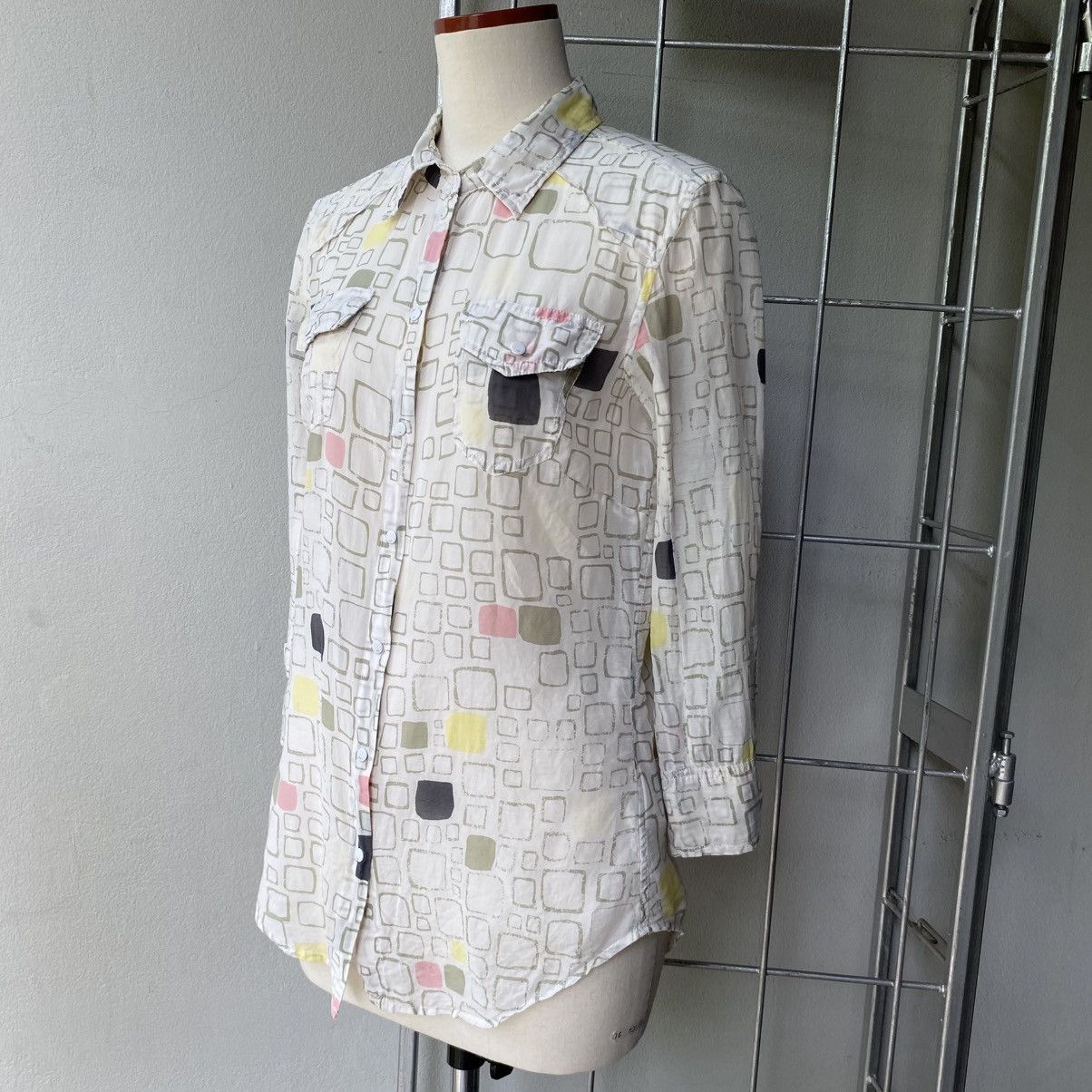 Diesel Diesel Abstract Multi-Frame Long Shirt Size M / US 6-8 / IT 42-44 - 3 Thumbnail