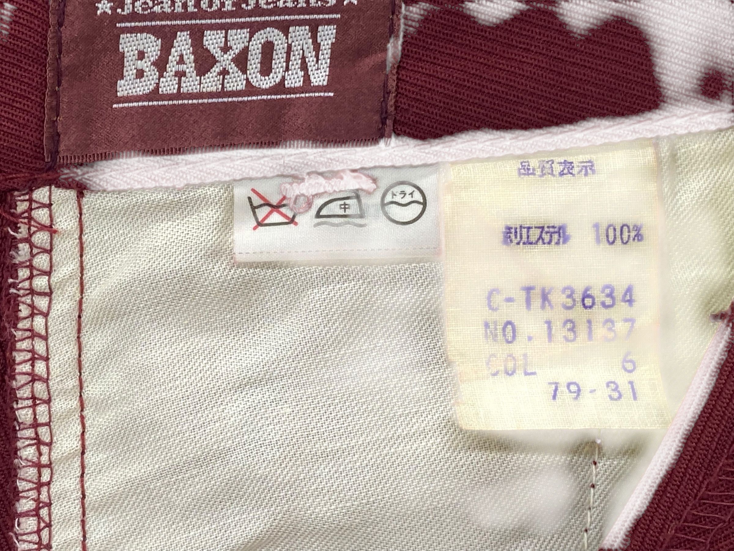 Vintage Baxon Pants Japanese Brand Pants Size US 29 - 9 Thumbnail