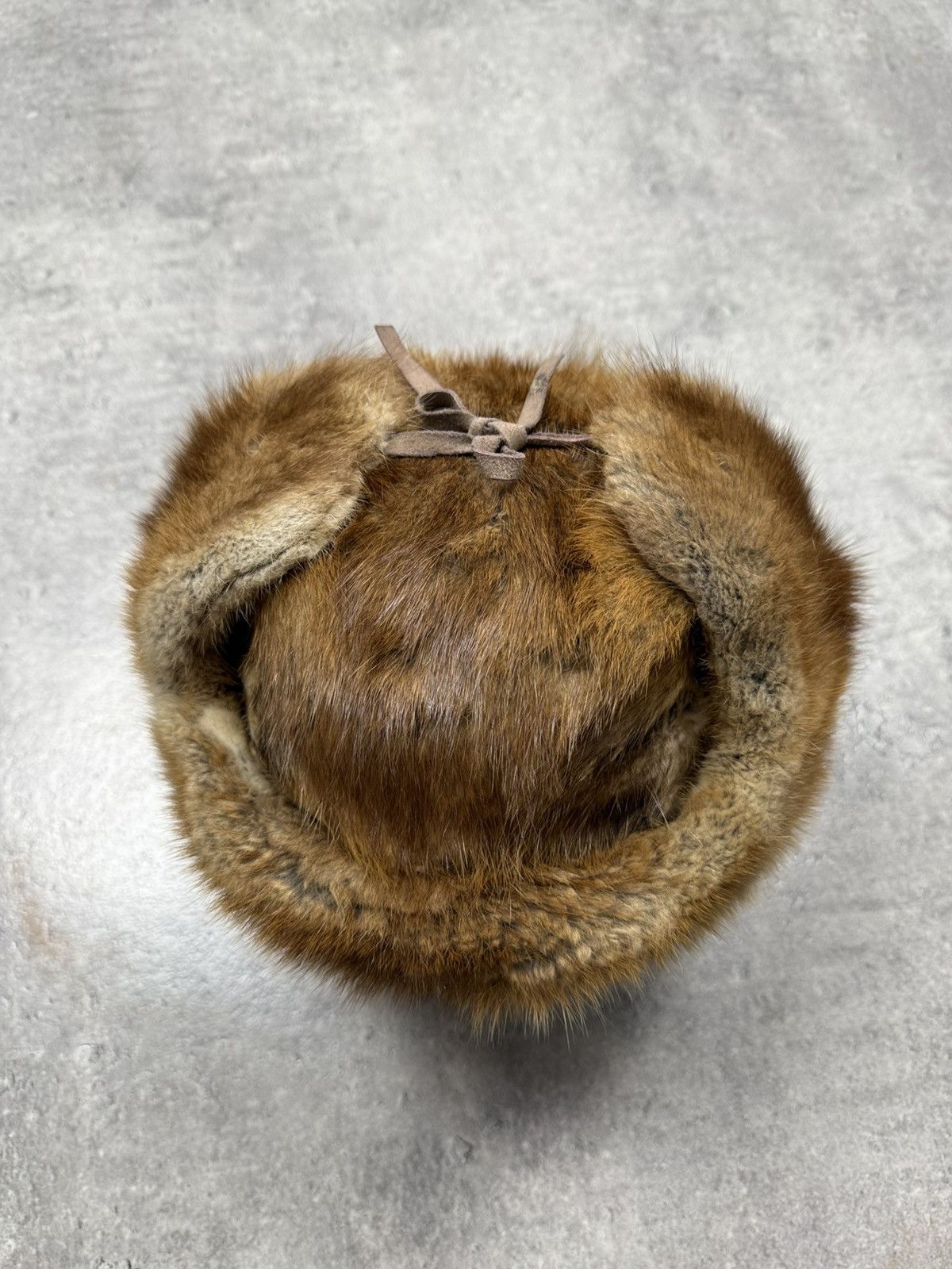 Vintage Vintage Peacock Feather Hat Ushanka Real Fur China Style 90s Size ONE SIZE - 5 Thumbnail