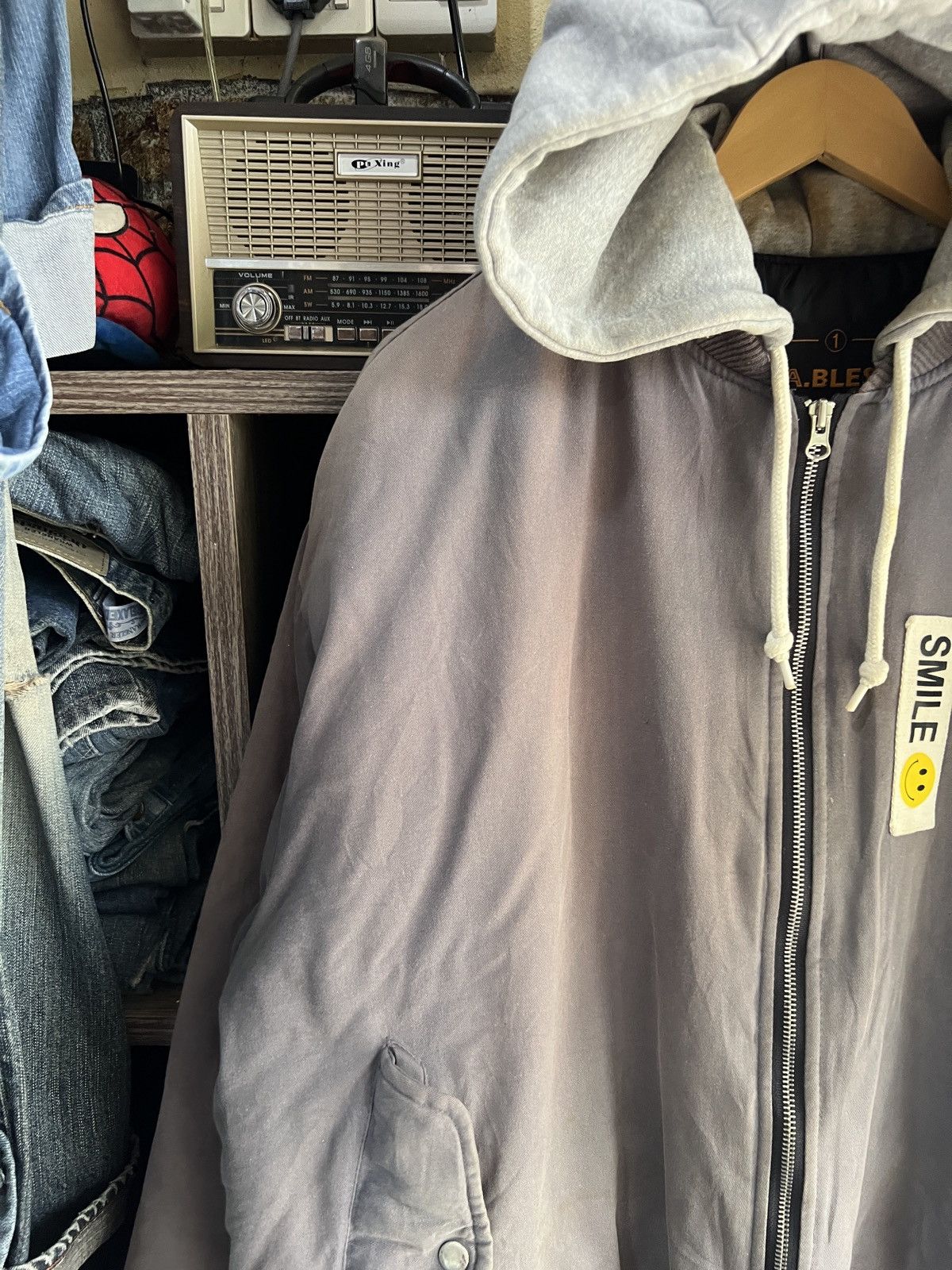 Japanese Brand 🔥A. Bless Smile Zipper Jacket Hoodie Size US XXL / EU 58 / 5 - 5 Thumbnail