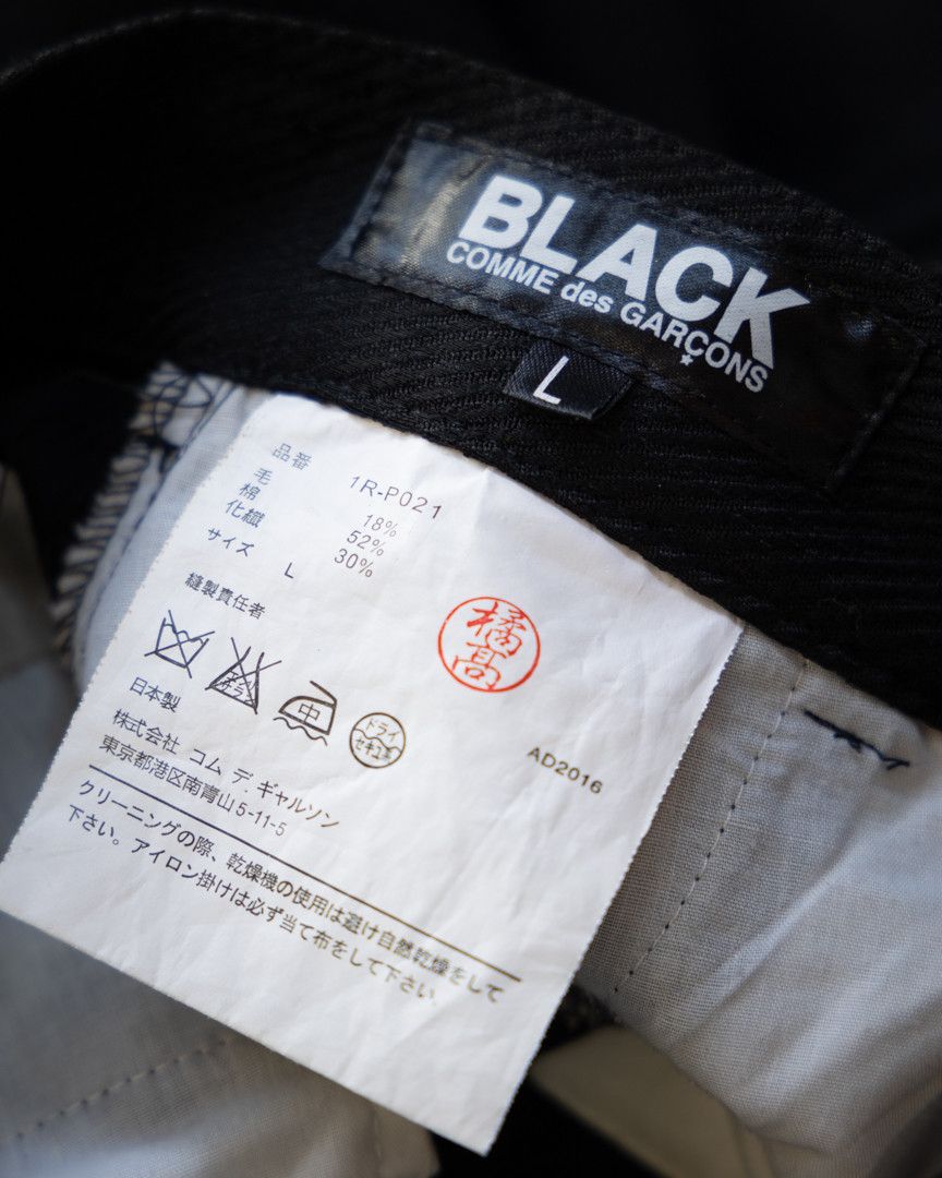 Comme des Garcons Black Comme Des Garcons Black Biker Wool Size US 30 / EU 46 - 10 Thumbnail