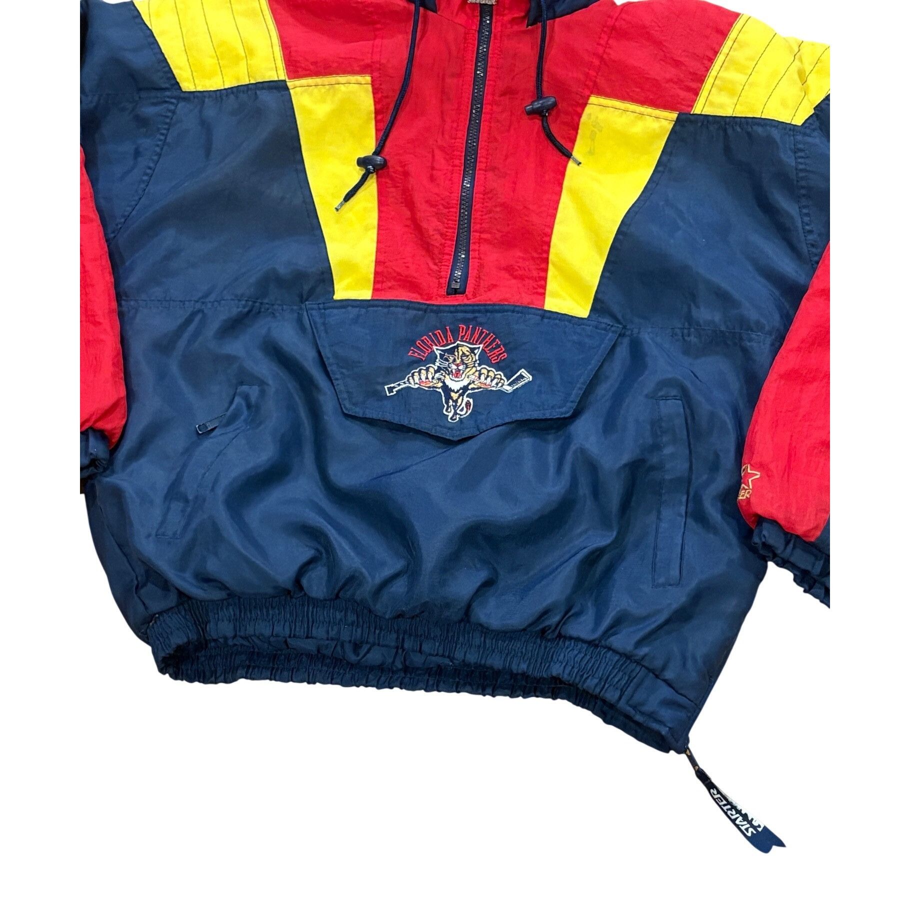 Starter Vintage 90s Starter Florida Panthers NHL Hockey Hooded Puffe Size US M / EU 48-50 / 2 - 5 Thumbnail