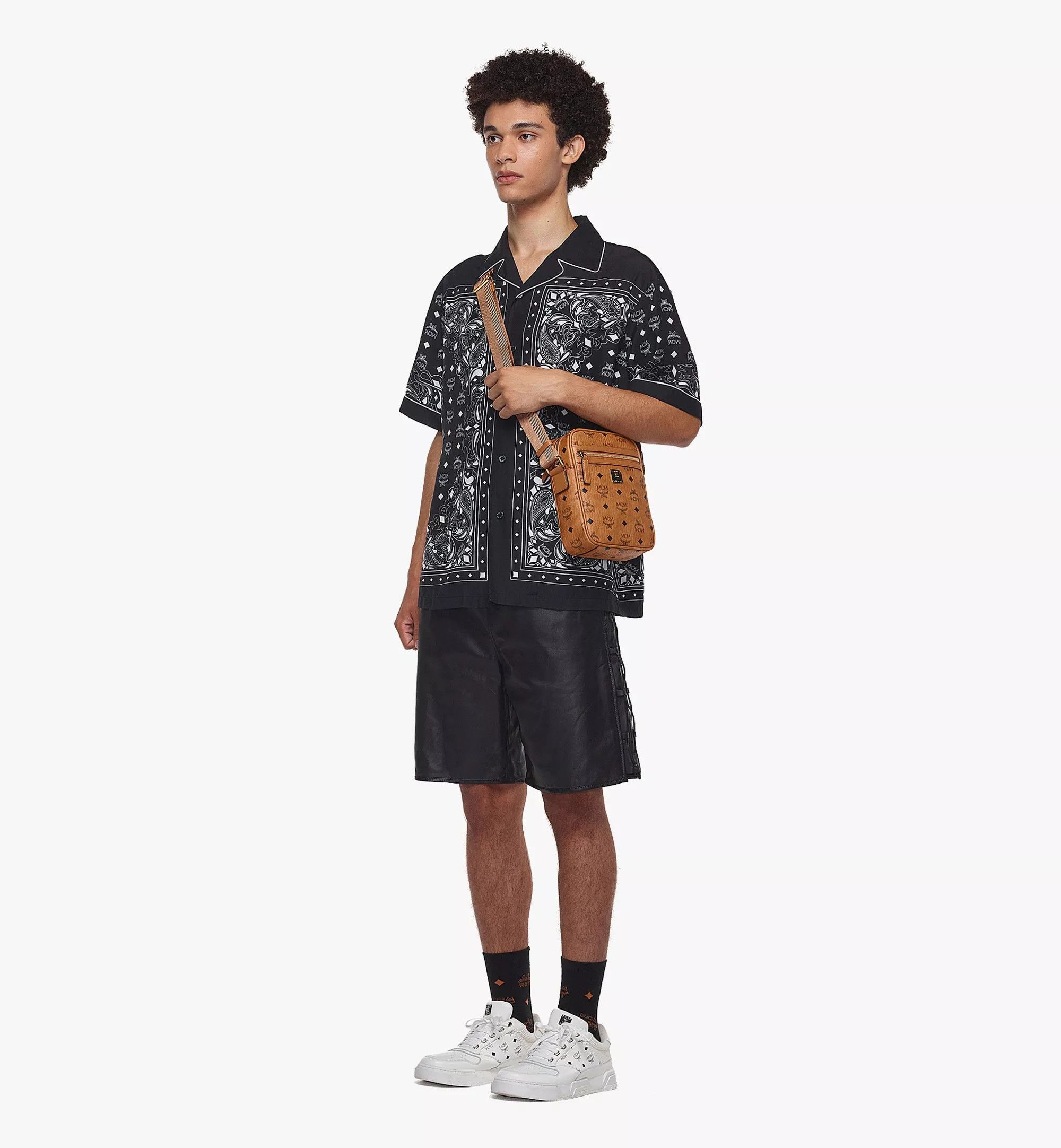 MCM o1mt1gz0125 Size: OS / Mini Crossbody Bag in Brown/Black Size ONE SIZE - 6 Thumbnail