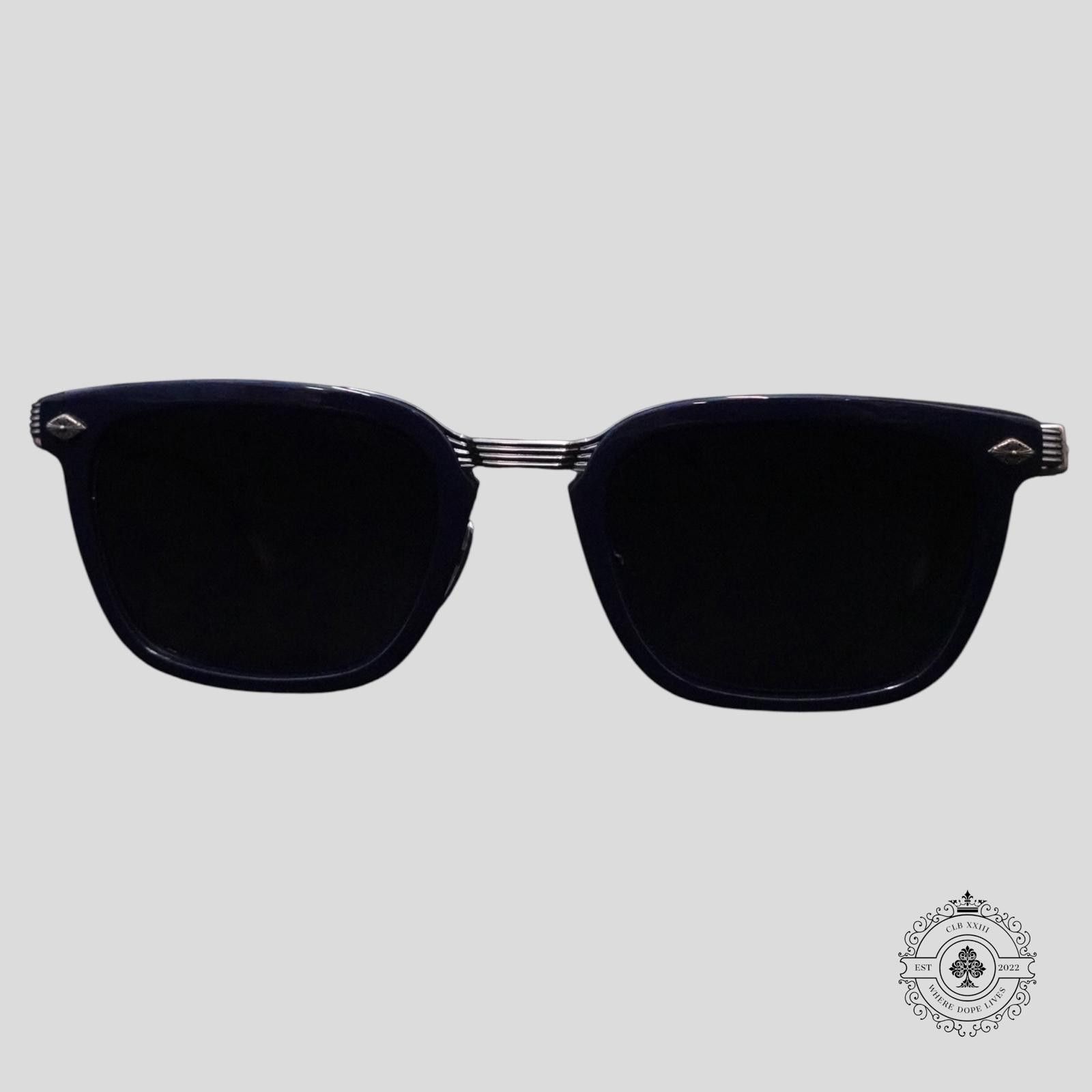 Chrome Hearts Chrome Hearts Overpoked Sunglasses in Silver/Blue Size ONE SIZE - 2 Thumbnail