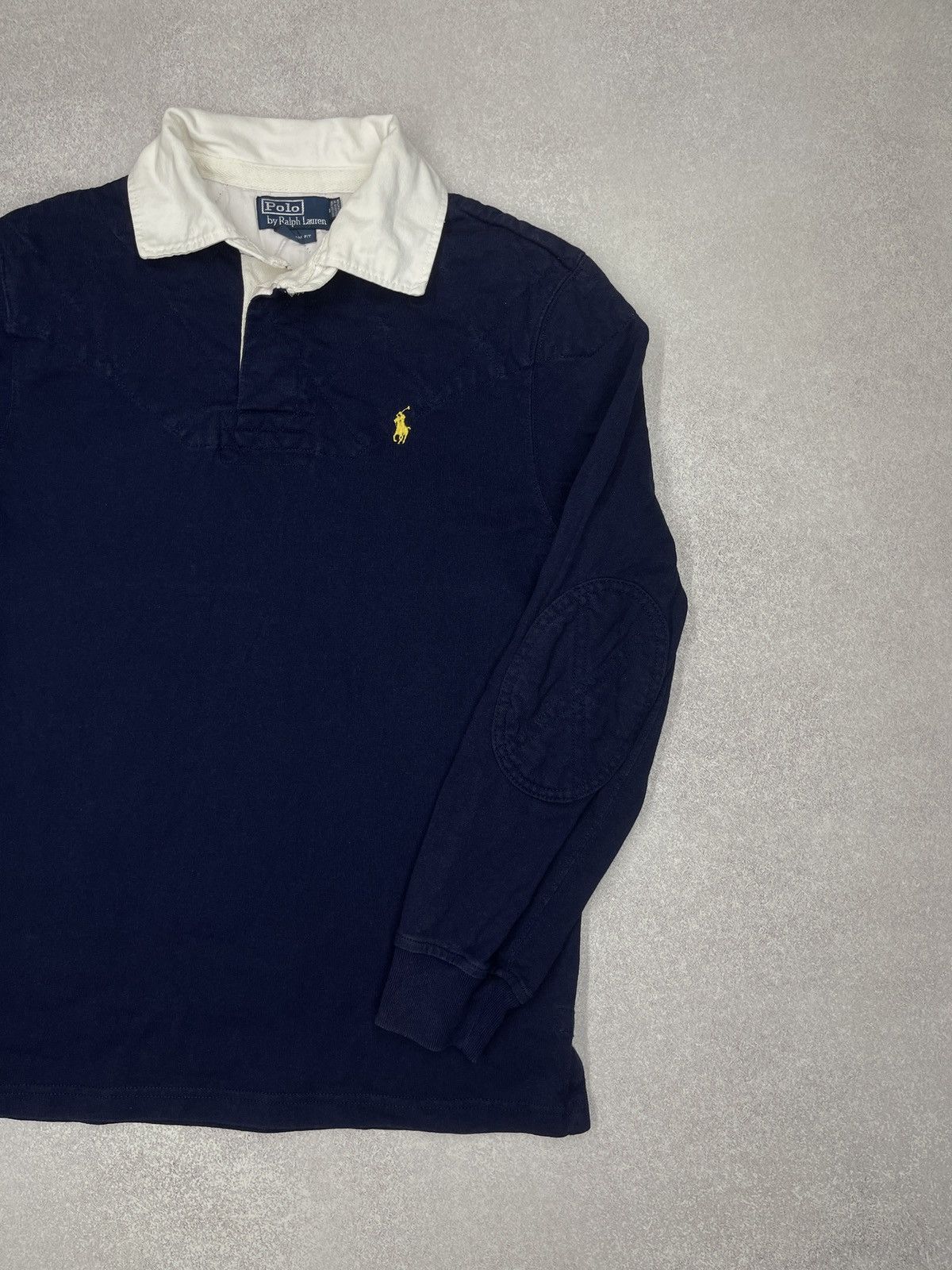 Polo Ralph Lauren Vintage Ralph Lauren Rugby Polo Longsleeve Navy Y2K Size US S / EU 44-46 / 1 - 3 Thumbnail