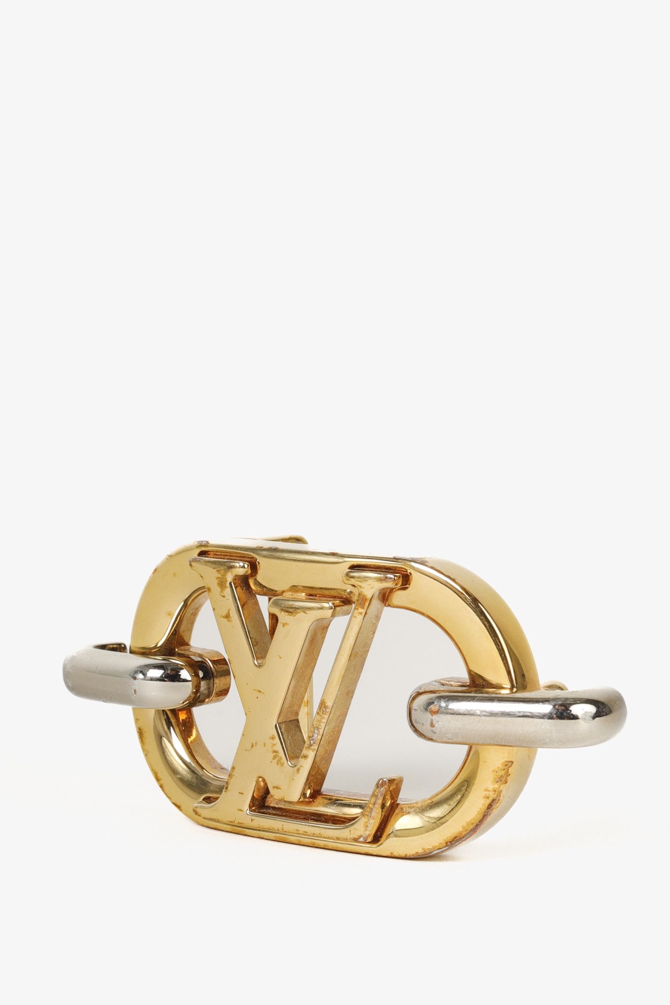 Louis Vuitton Louis Vuitton Everyday Chain Cutout-Monogram Belt Buckle Size ONE SIZE - 2 Thumbnail