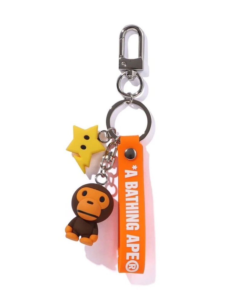 小物 BAPE BABY MILO SESAME STREET KEYCHAIN Bape Bape Baby Milo Keychain | Grailed