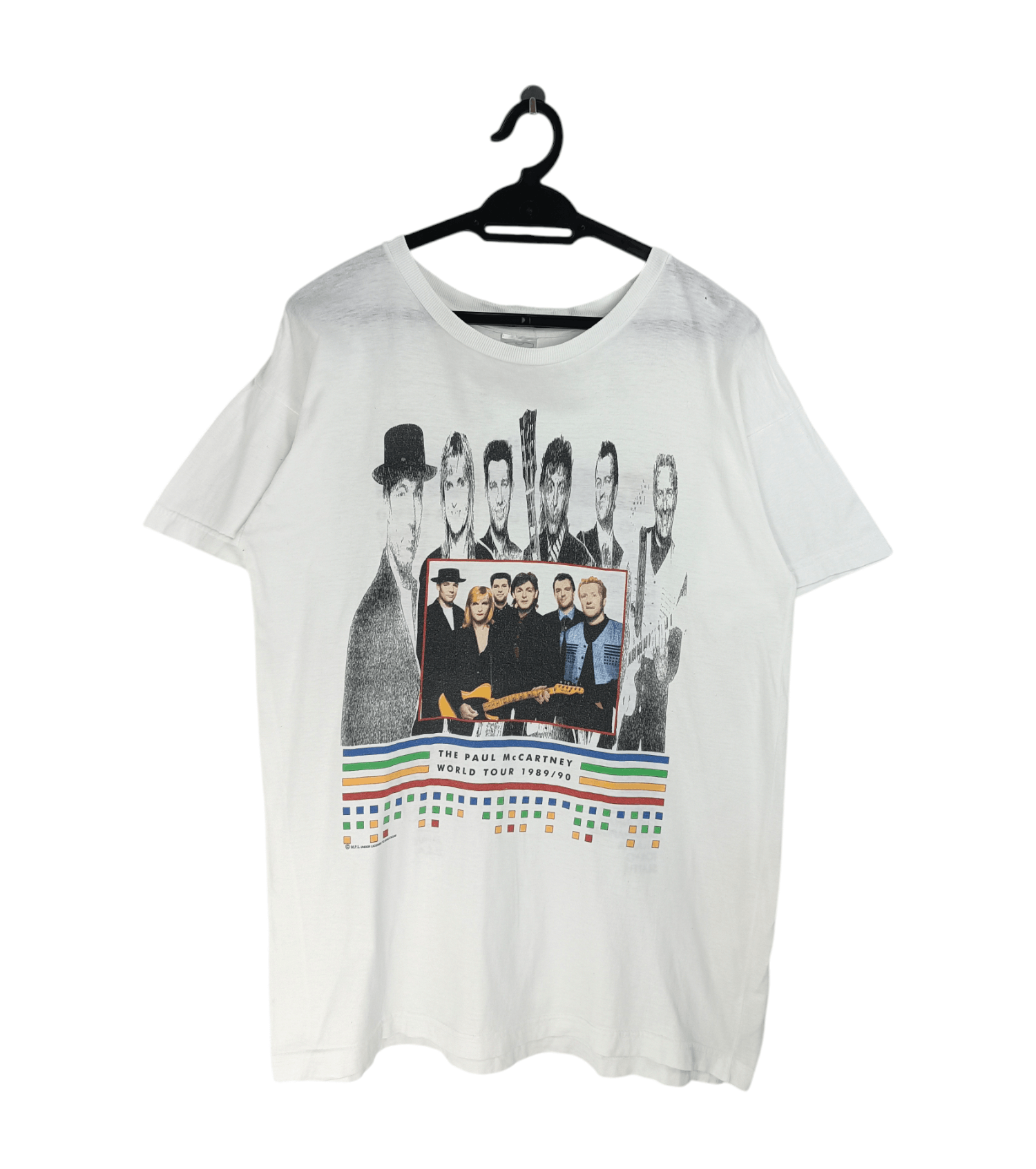 Band Tees VINTAGE 90'S THE PAUL MCCARTNEY WORLD TOUR TEE beatles who Size US M / EU 48-50 / 2 - 1 Thumbnail