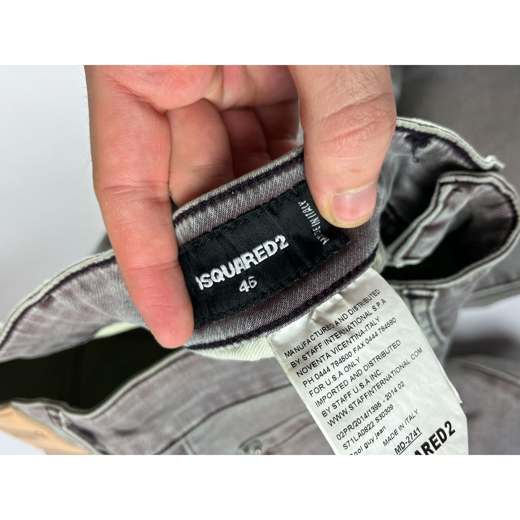 Dsquared2 Dsquared2 Gray Faded Jeans Size 46 Made In Italy Size US 32 / EU 48 - 4 Thumbnail