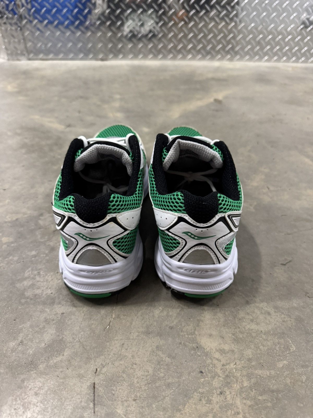 Saucony Saucony Grid Ride Millenium White Green Black Size 11.5 Size US 11.5 / EU 44-45 - 5 Thumbnail