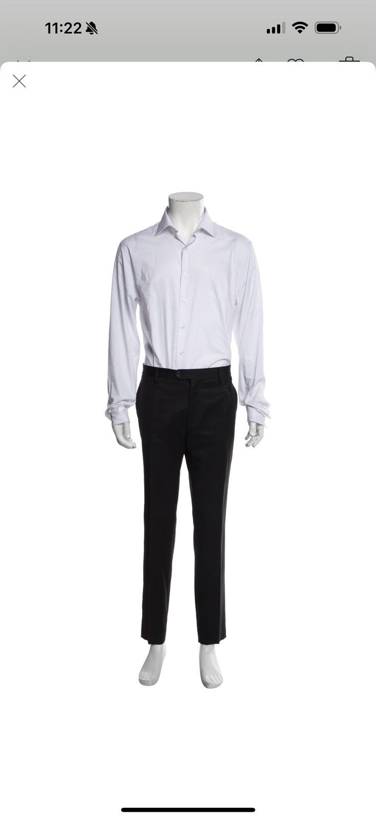 Cantarelli CANTARELLI VIRGIN WOOL DOUBLE BREAST TWO PIECE SUIT Size 40R - 5 Thumbnail