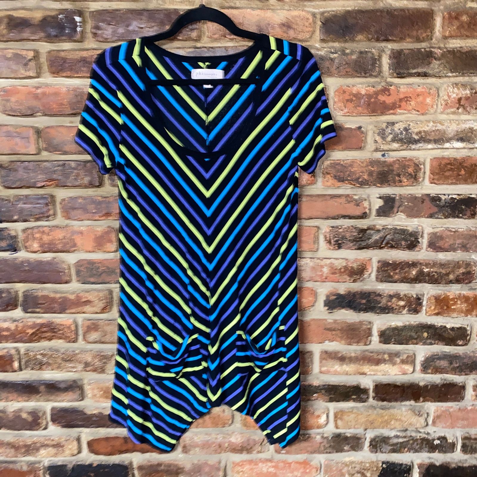 Other Philosophy Striped Short Sleeve Mini Dress Size Small Size S / US 4 / IT 40 - 1 Thumbnail