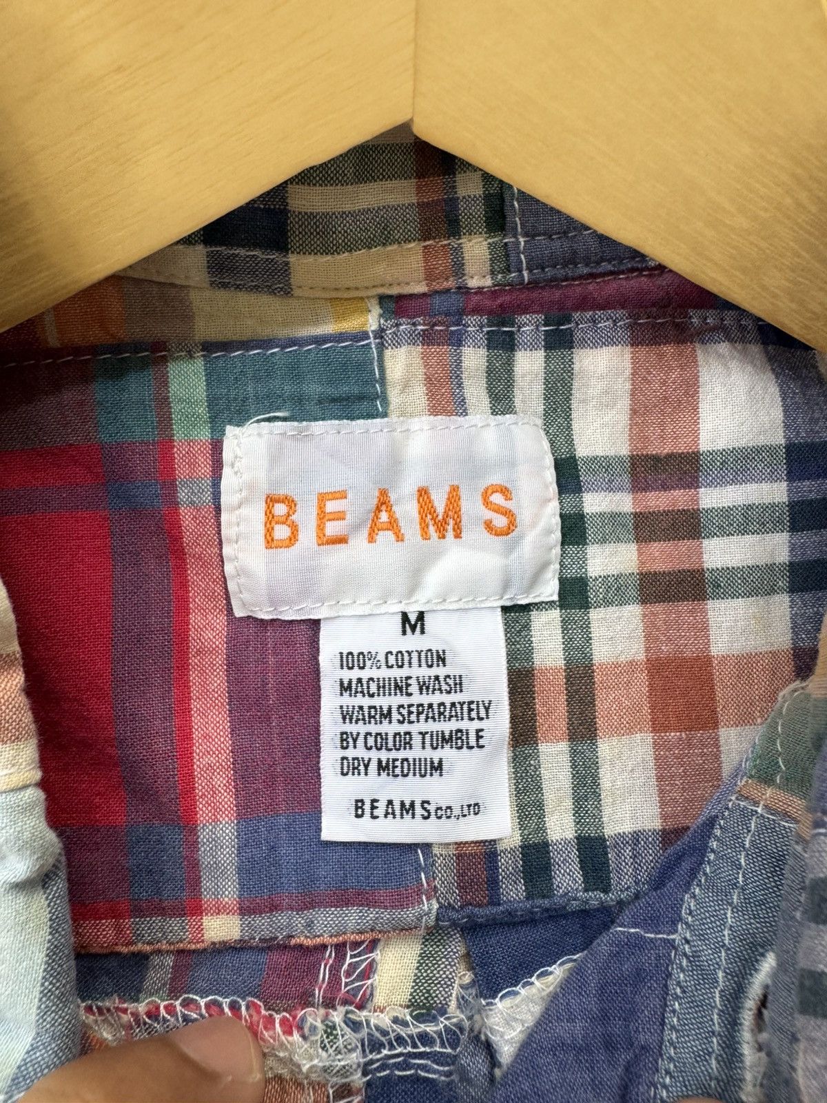 Beams Japan PATCHWORK BY BEAMS JAPAN SHIRT Size US M / EU 48-50 / 2 - 5 Thumbnail