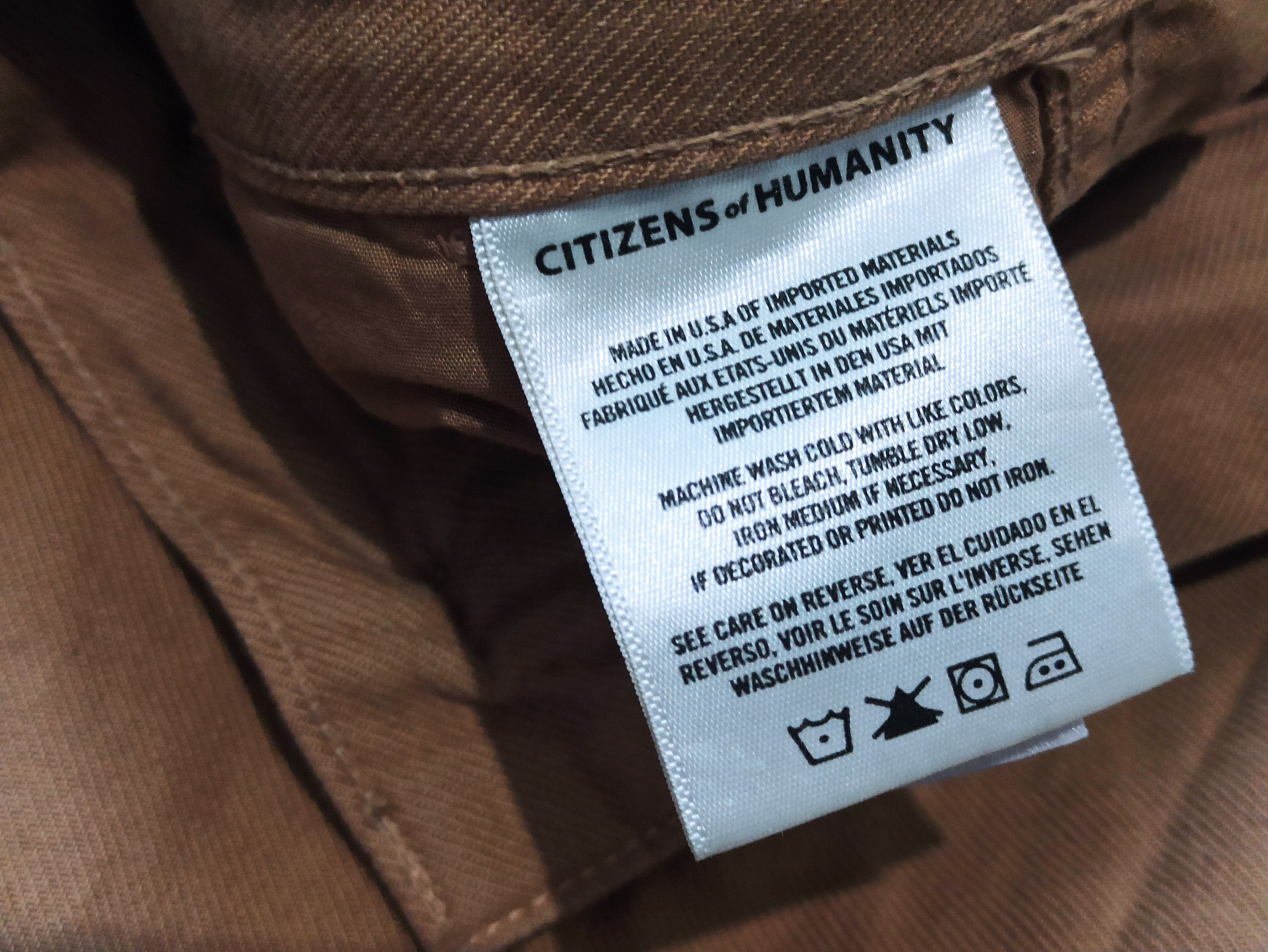 Citizens Of Humanity Citizens of Humanity Isabel High Rise Fatigue Pants Khaki Size 27" / US 4 / IT 40 - 3 Thumbnail