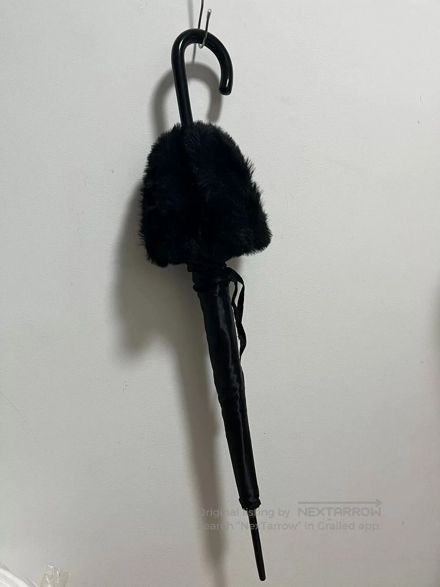 Jean Paul Gaultier Jean Paul Gaultier Fur Trim Umbrella. Size ONE SIZE - 5 Thumbnail