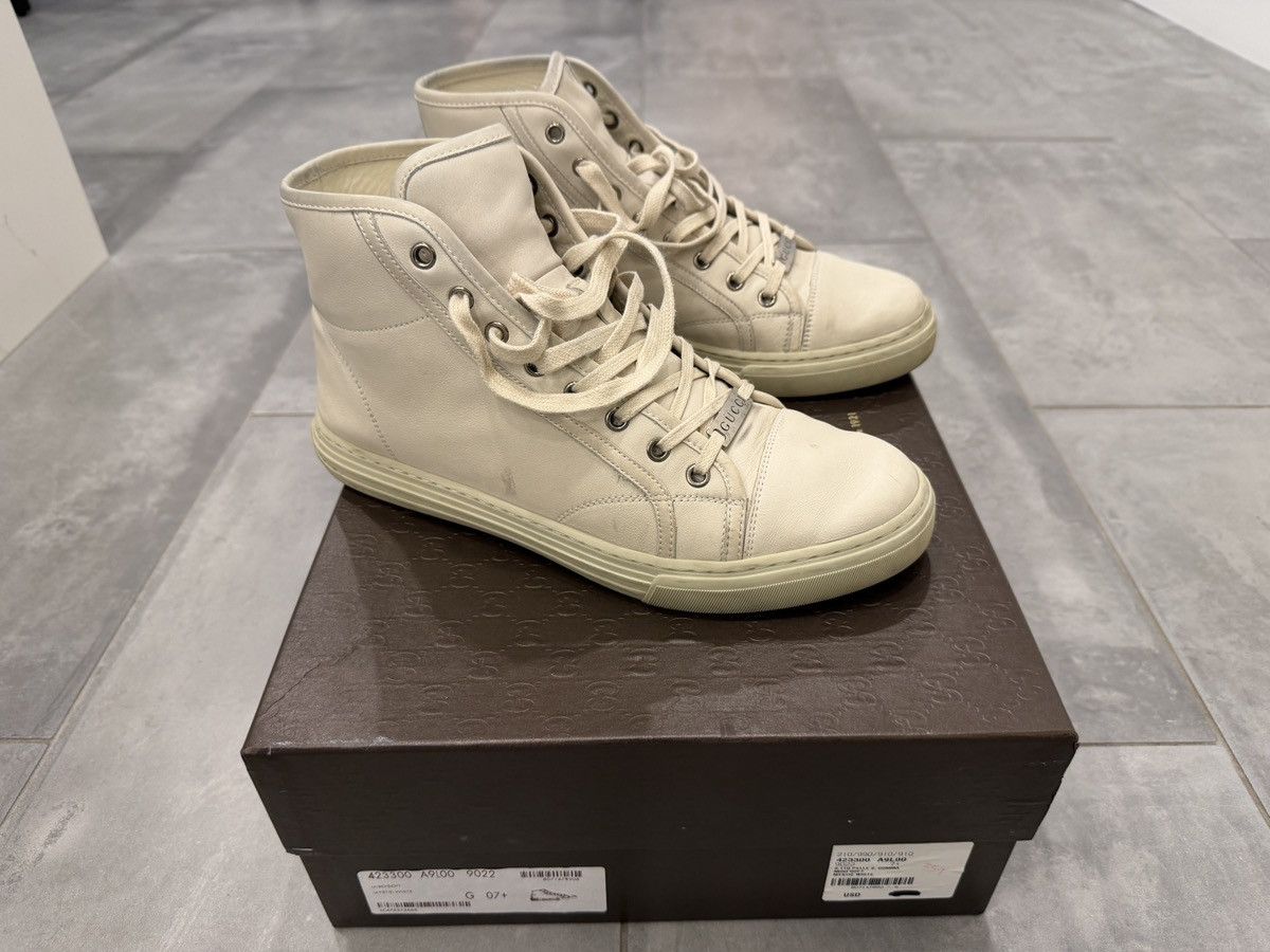 Gucci Gucci Miro’s Soft Leather High top sneakers size 7.5 Size US 7.5 / EU 40-41 - 1 Thumbnail