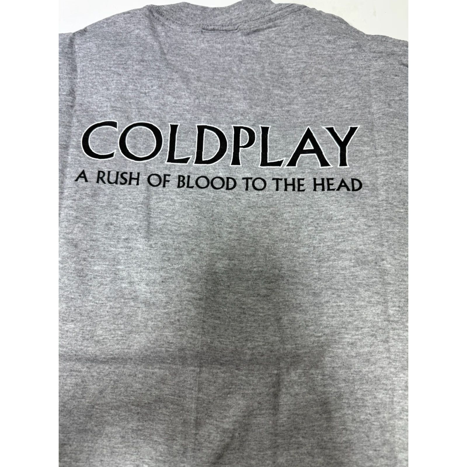 Hanes VINTAGE Coldplay 2002 Graphic Tee Men’s Small Gray Original Size US S / EU 44-46 / 1 - 7 Thumbnail