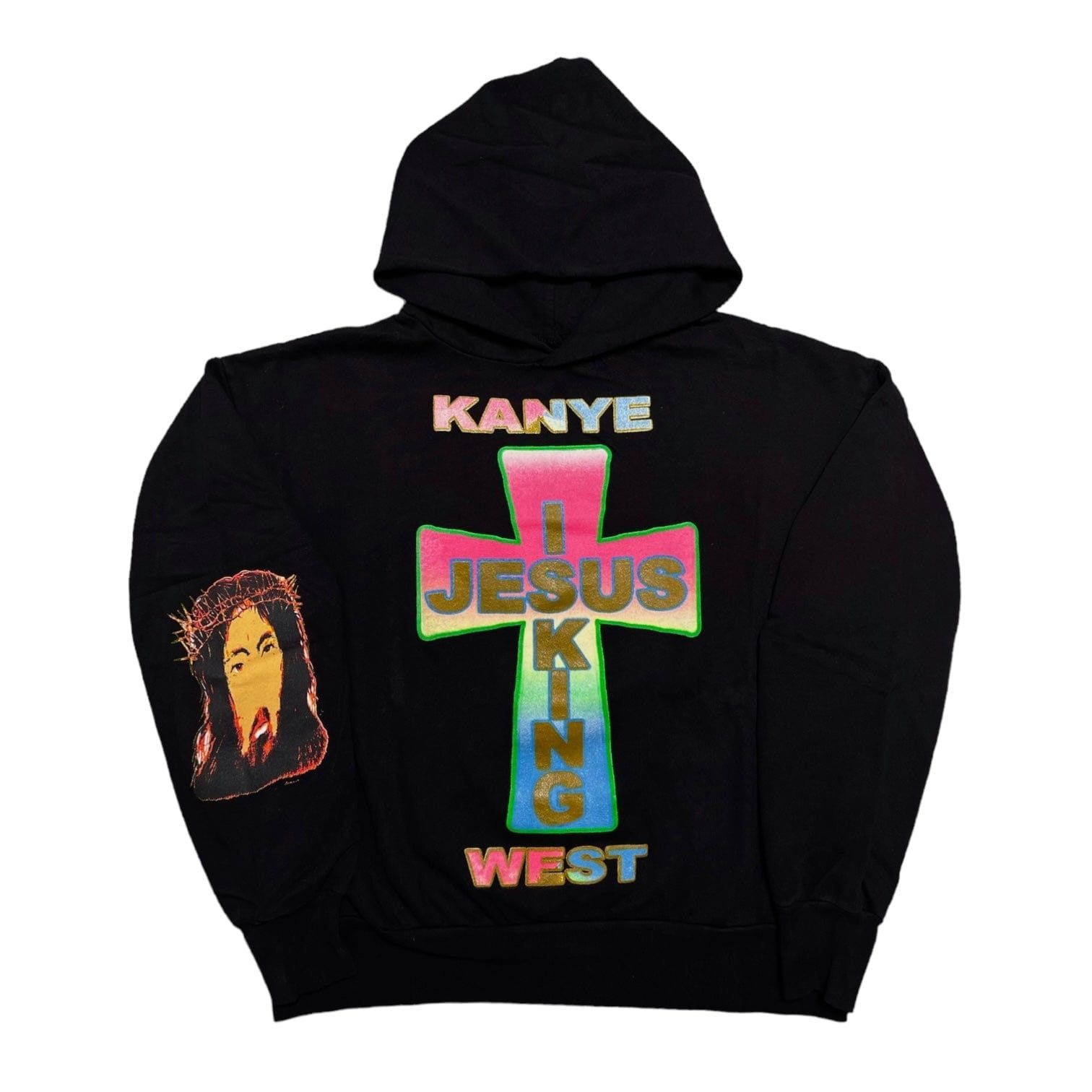 【KANYE WEST】AWGE FOR JIK CROSS CREWNECK II Kanye West pop up AWGE JIK Jesus Is King Cross Crewneck