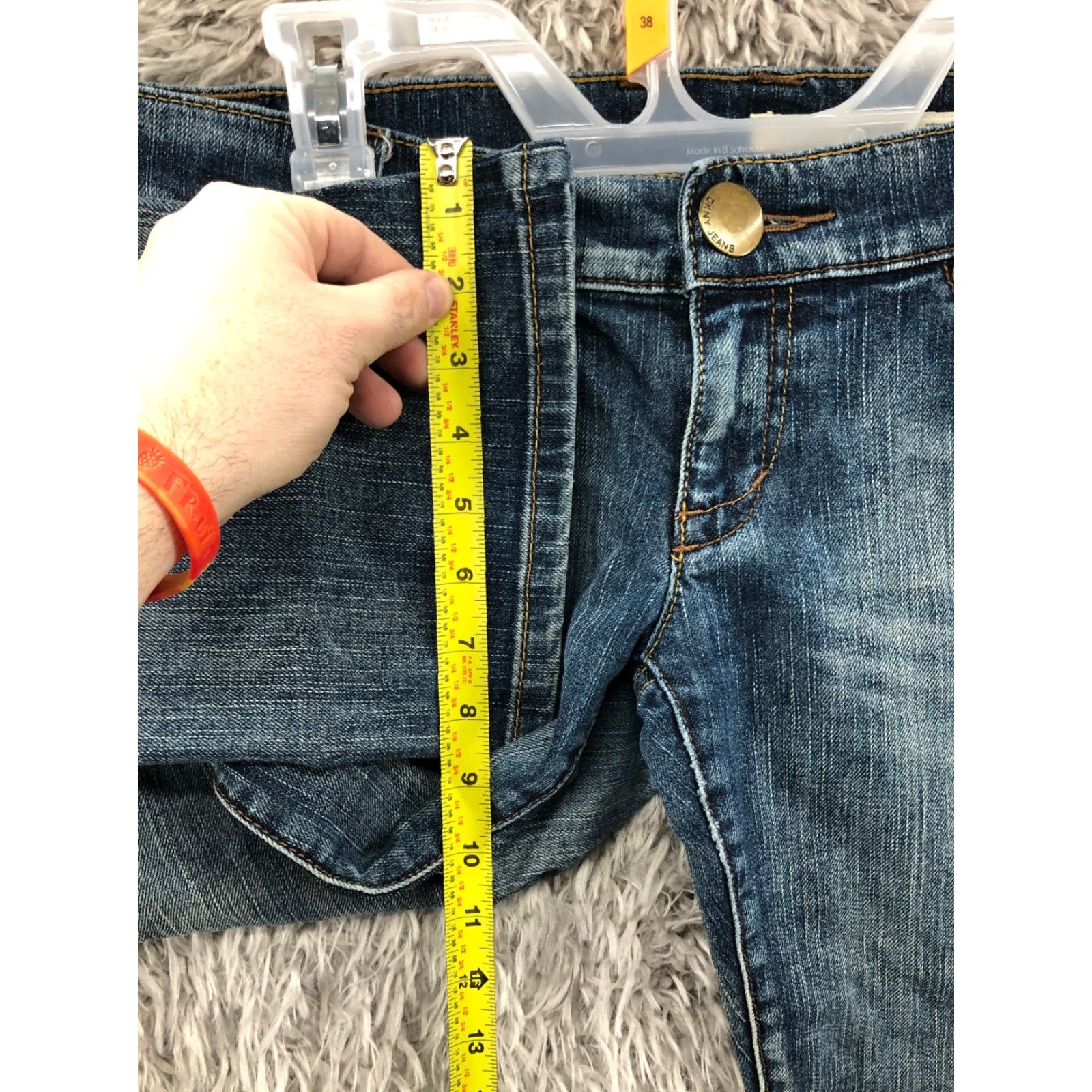 DKNY DKNY Jeans Womens Size 9S Mid Rise Dark Wash Blue Denim Bootcut Size 30" / US 8 / IT 44 - 4 Thumbnail