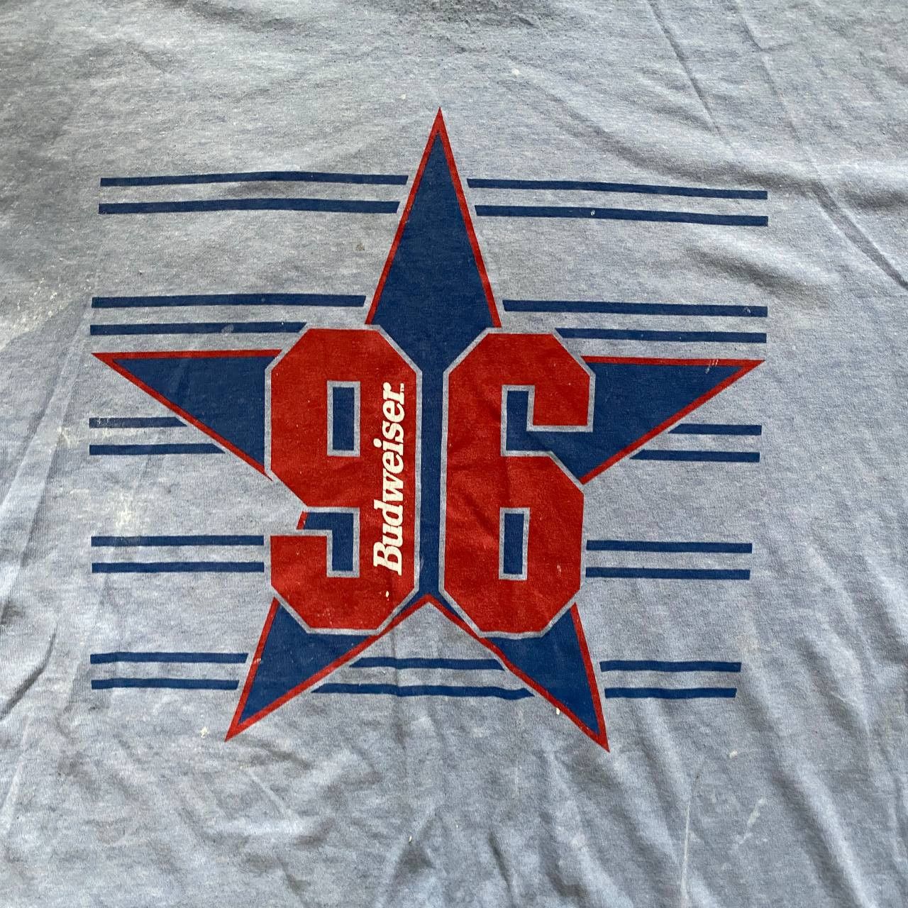 Budweiser VINTAGE 90S 1996 BUDWEISER THRASHED AMAZING RARE TEE 287 Size US XL / EU 56 / 4 - 4 Thumbnail