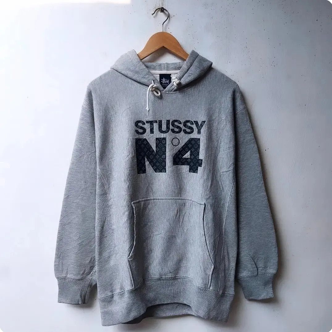 Stussy 🔥Rare🔥90's STUSSY N4 Louis Vuitton Monogram Pullover Size US L / EU 52-54 / 3 - 6 Thumbnail