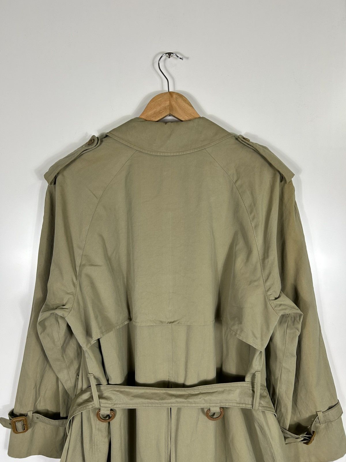 Aquascutum ⚡️Vintage Aquascutum London Double Breast Trench Long Coat Size US M / EU 48-50 / 2 - 19 Thumbnail