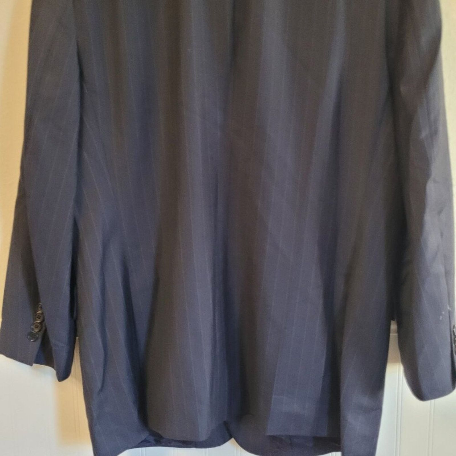 Brooks Brothers Brooks Brothers 1818 Pinstripe Suit Jacket 44R Made in Italy Size 44R - 8 Thumbnail