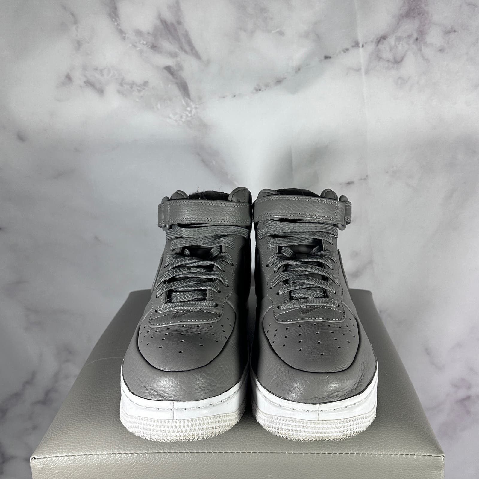 Nike NikeLab Air Force 1 Mid Light Charcoal Size US 8.5 / IT 38.5 - 8 Thumbnail