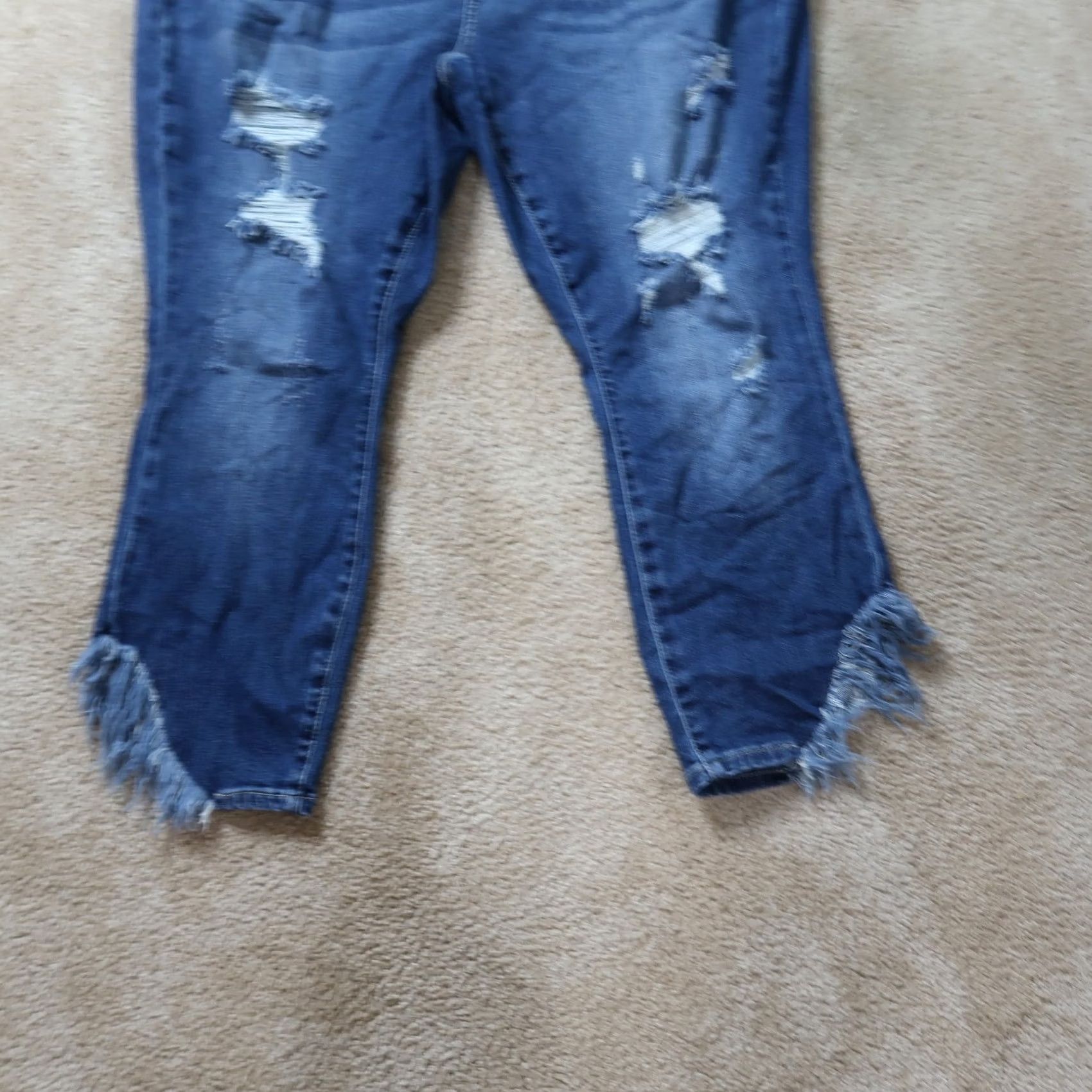 Vintage Judy Blue High Rise Skinny Fit Jeans Women's 20W Blue Stretch Denim Size 42" / US 20 - 2 Thumbnail