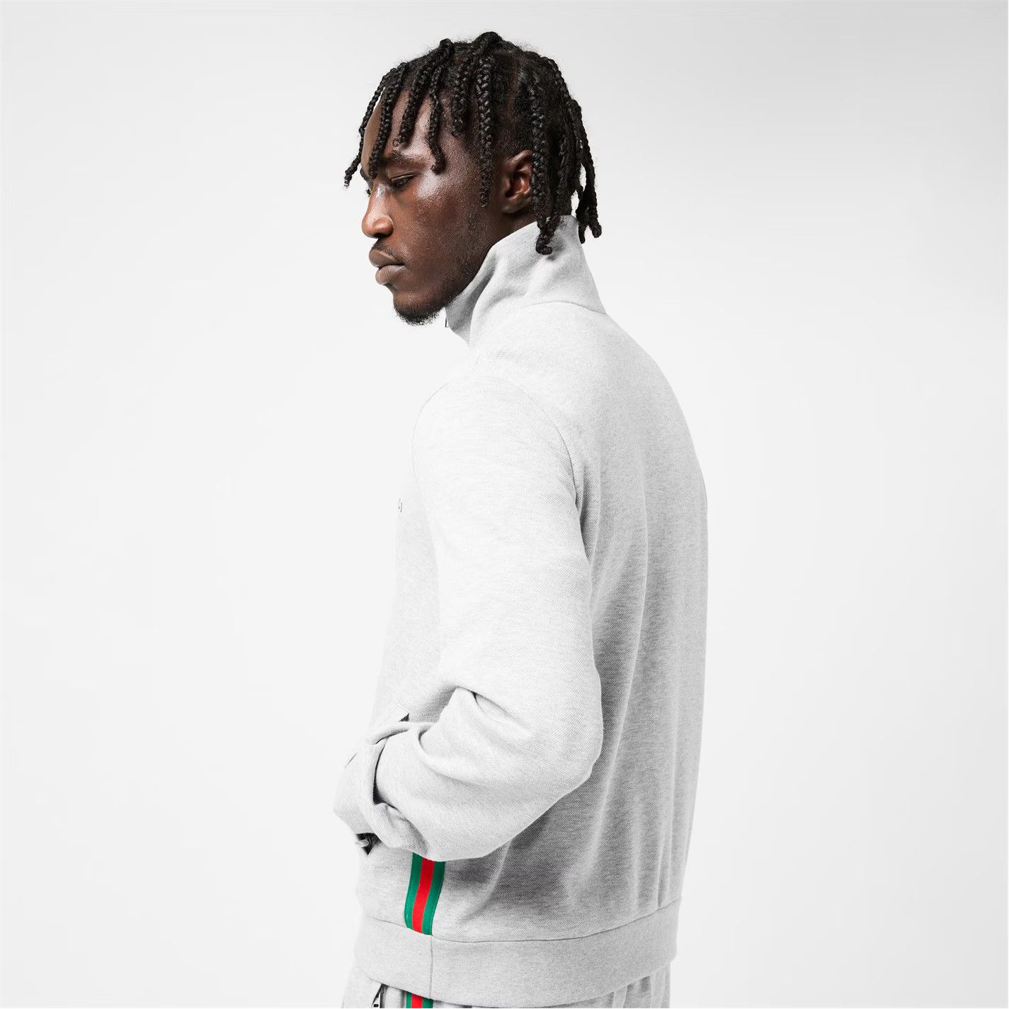 Gucci o1g2r1mq0426 Full Zip Fleece Jacket in Grey Size US S / EU 44-46 / 1 - 5 Thumbnail